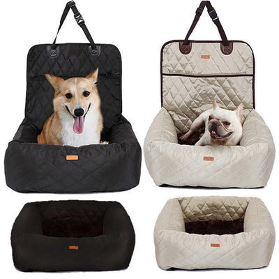 Professional 2 In 1 Pet Carrier Folding Car Seat Pad kits