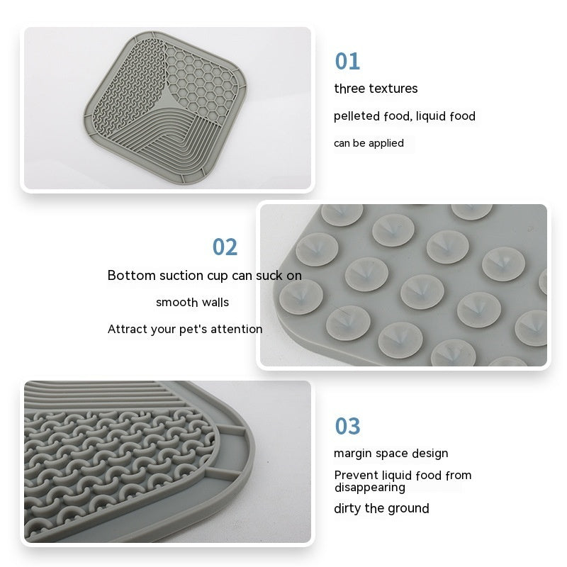 Professional Anti-choke Slow Feeding Bowl Dog Licking Pad Pet Supplies kits