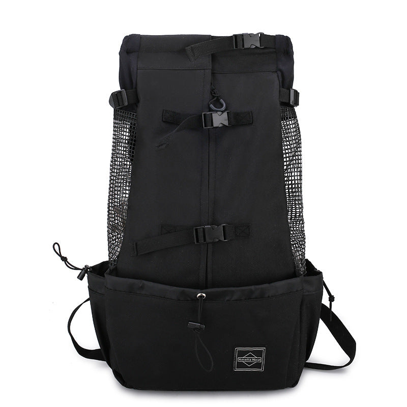Professional Pet Dog Carrier Bag Carrier For Dogs Backpack Out Double Shoulder Portable Travel Backpack Outdoor Dog Carrier Bag Travel kits