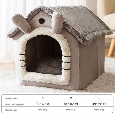 Professional Pet Bed Small Dog Teddy Cat Litter Four Seasons Universal Dog House Dog Bed Pets Supplies kits