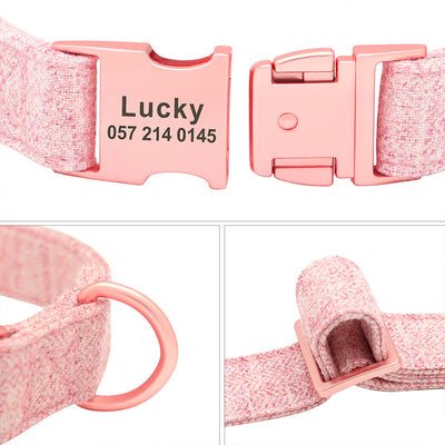 Professional Pet Dog Collar Engraving Anti-Lost Traction Rope Supplies kits