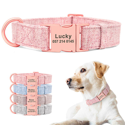 Professional Pet Dog Collar Engraving Anti-Lost Traction Rope Supplies kits
