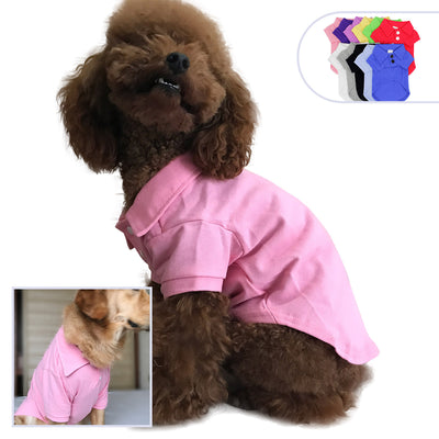 Professional Pet clothing polo shirt kits