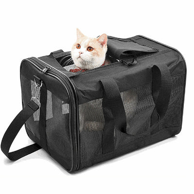 Professional Dog Cat Carriers Bags Car Portable Transport Pet Bag Cage Portable Pet Foldable Outgoing Travel Breathable Pets Handbag kits