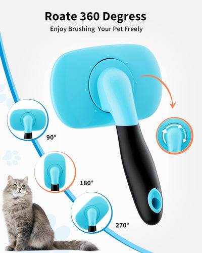 Professional Dog Brush Cat Brush Pet Grooming Brush- Shedding Grooming Tools kits