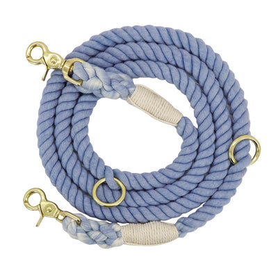 Professional Gradient Color Dog Collars Accessories Leashes Rope Metal Chain Collar Strap Pet Outdoor Walking Training Long Traction Rope kits