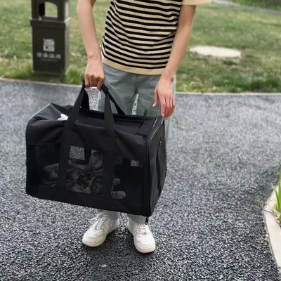 Professional Dog Cat Carriers Bags Car Portable Transport Pet Bag Cage Portable Pet Foldable Outgoing Travel Breathable Pets Handbag kits