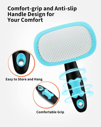 Professional Dog Brush Cat Brush Pet Grooming Brush- Shedding Grooming Tools kits