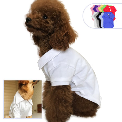 Professional Pet clothing polo shirt kits