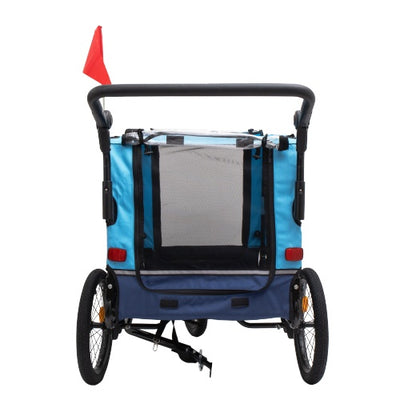 Professional Outdoor Heavy Duty Foldable Utility Pet Stroller Dog Carriers Bicycle Trailer kits