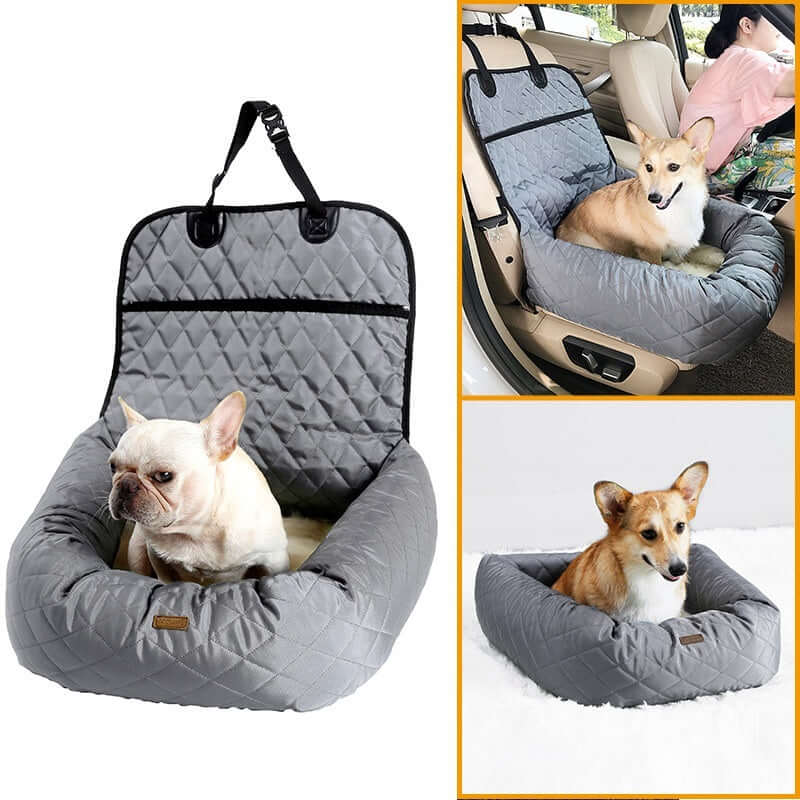 Professional 2 In 1 Pet Carrier Folding Car Seat Pad kits