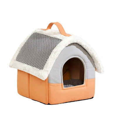 Professional Foldable Dog House Kennel Bed Mat For Small And Medium Dogs, Cats, Winter Warm Cat Bed Nest, Pet Products Basket, Pets, Puppy Cave Sofa. kits