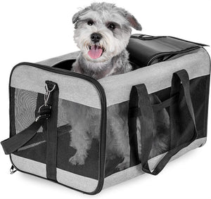 Professional Dog Cat Carriers Bags Car Portable Transport Pet Bag Cage Portable Pet Foldable Outgoing Travel Breathable Pets Handbag kits