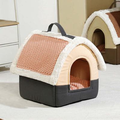 Professional Foldable Dog House Kennel Bed Mat For Small And Medium Dogs, Cats, Winter Warm Cat Bed Nest, Pet Products Basket, Pets, Puppy Cave Sofa. kits