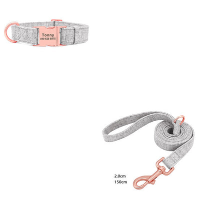 Professional Pet Dog Collar Engraving Anti-Lost Traction Rope Supplies kits