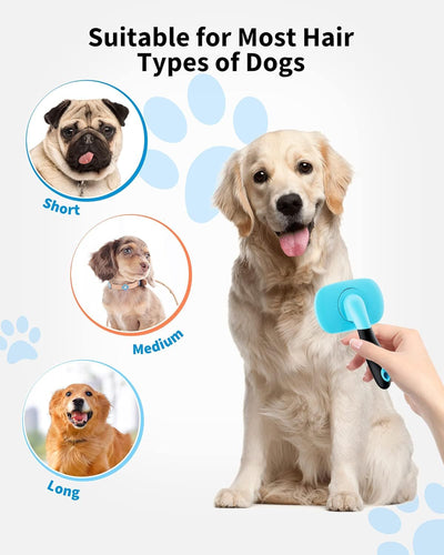 Professional Dog Brush Cat Brush Pet Grooming Brush- Shedding Grooming Tools kits