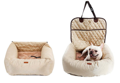 Professional 2 In 1 Pet Carrier Folding Car Seat Pad kits