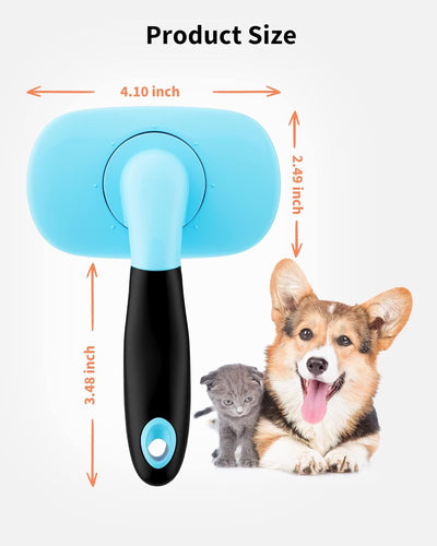 Professional Dog Brush Cat Brush Pet Grooming Brush- Shedding Grooming Tools kits