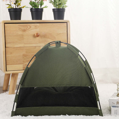 Professional Cat Tent Cooling Mat Dog House Pet Sofa Camping Dog Bed With Cushion For Dog Kennel Indoor Cat Nest Cat Bed Pets Products kits